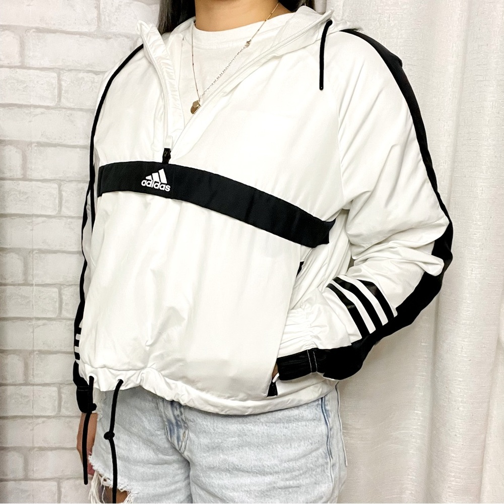 Adidas cropped windbreaker